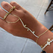 Sparkle circles hand chain