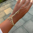 Shimmer hand chain